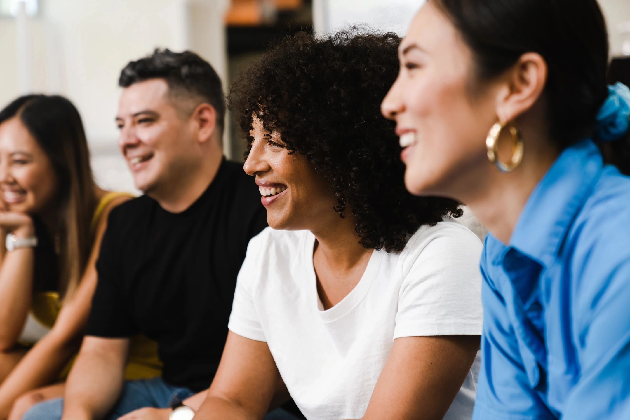 Diverse people with various health conditions